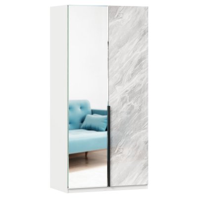 Двухдверный шкаф с одним зеркалом Норд 677070 (Любимый дом)